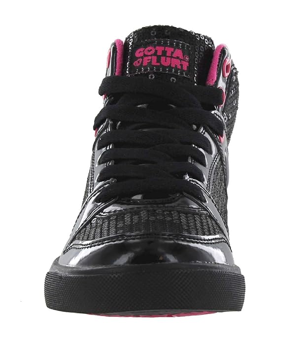 Gotta Flurt - Swerve Silver Black - High Tops